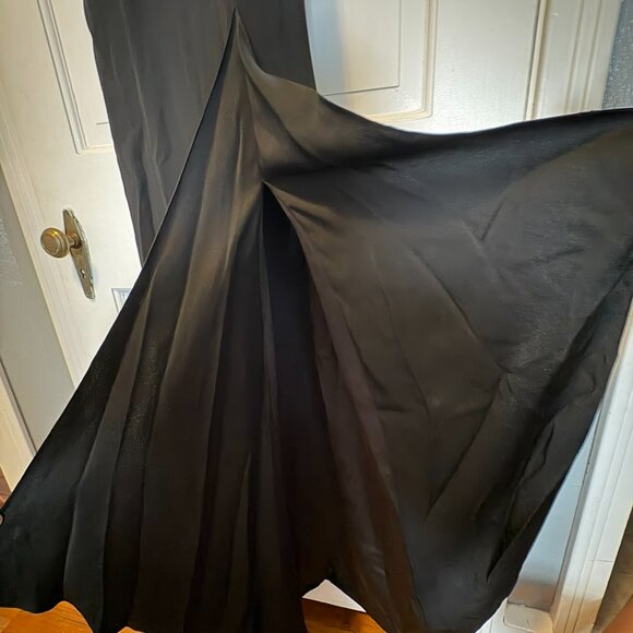 NWT Givenchy Black Evening Gown Size 2 Luxury Designer Glam with Metal Strap - Picture 2 of 13